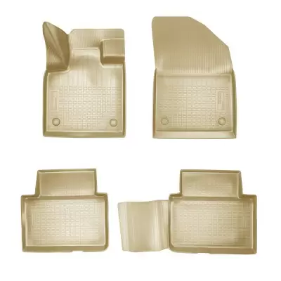 Коврики салонные для EXEED VX 3D (2021)  (бежевый)