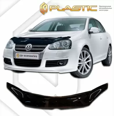 Мухобойка (дефлектор капота) для Volkswagen Jetta 2006-2010 (арт. 2010010101053)