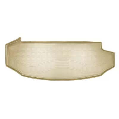 Коврики в багажное отделение для Volkswagen Tiguan II Allspace (2017) (7 мест) (разложенный 3 ряд) (бежевый)