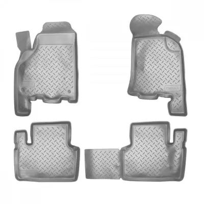 Коврики салонные для VAZ 2113 (2001)\ VAZ 2114 (2001)\ VAZ 2115 (2001) (серый)