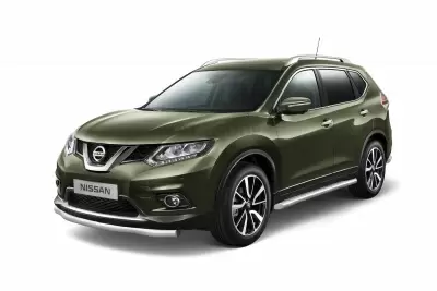 Защита переднего бампера одинарная O63 мм (НПС) на Nissan X-TRAIL с 2015 от Интернет-Магазина Autoboks.kz