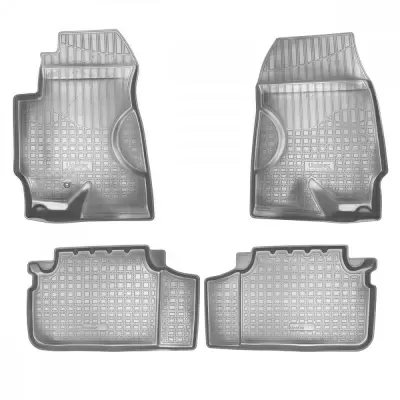 Коврики салонные для Hino 500 (2001) (серый)