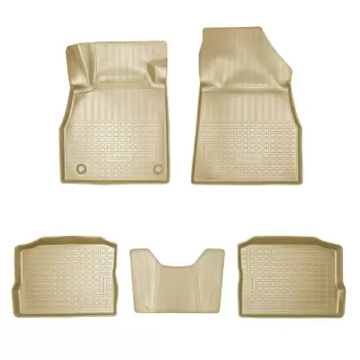 Коврики салонные для Nissan Micra (K14) (2017) (бежевый)