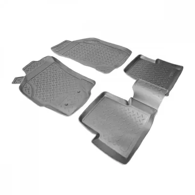 Коврики салонные для Fiat 500X 3D (2014) (серый)
