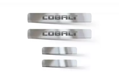 Накладки в проем дверей (4 шт) (НПС) CHEVROLET Cobalt 2019-