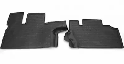 Коврики салонные для GAZ Gazel Next (2016) (зад., 7-ми местная кабина; цельнометаллический фургон)