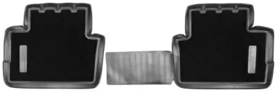 Коврики салонные комбинированные для Nissan Qashqai (J11) (2014) (зад)