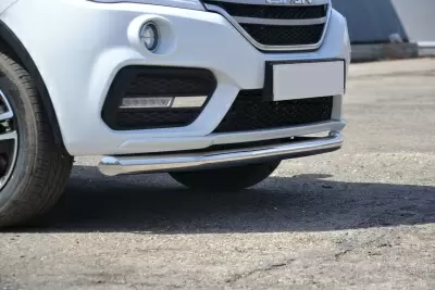 Защита переднего бампера одинарная O63 мм (НПС - нерж.) LIFAN X60 с 2017 от Интернет-Магазина Autoboks.kz