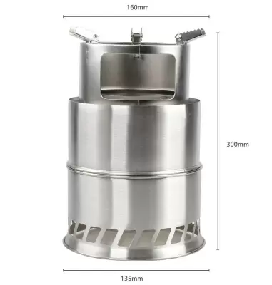 Дровяная печь STARCAMP HX-WS10A от магазина AUTOBOKS.kz. 