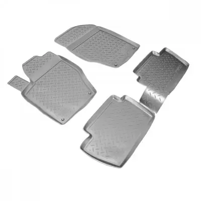 Коврики салонные для Peugeot 2008 (2013) (АКПП) (серый)
