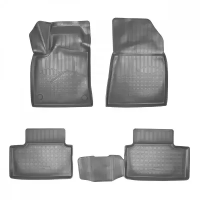 Коврики салонные для Renault Clio IV 3D (2012-2019) (серый)