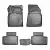 Коврики салонные для Renault Clio IV 3D (2012-2019) (серый) от интернет-магазина AUTOBOKS.kz. 