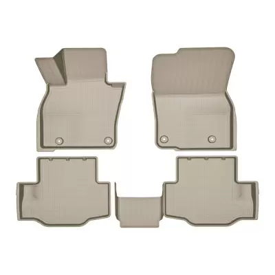 Коврики салонные для Mazda CX-80 (5/7 мест) (2024) (бежевый)