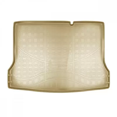Коврики в багажное отделение для Nissan Tiida (C13) (HB) (2015) (бежевый)