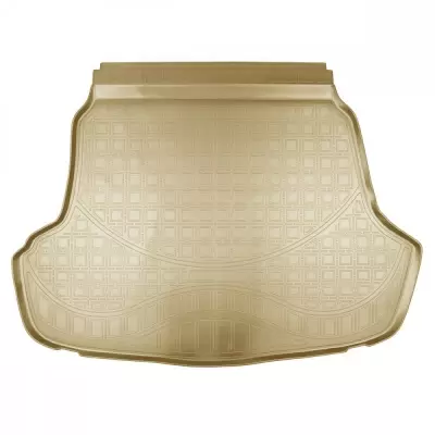 Коврики в багажное отделение для Hyundai Sonata VII (LF) (SD) (2017-2019) (без выступа под запаску) (бежевый)