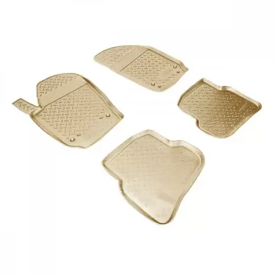 Коврики салонные для Volkswagen Polo (2002-2009) (бежевый)