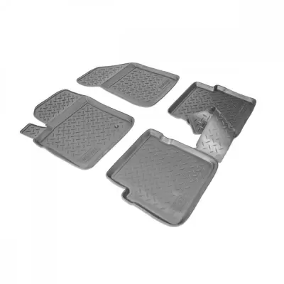 Коврики салонные для Daewoo Nexia (2008) (серый)