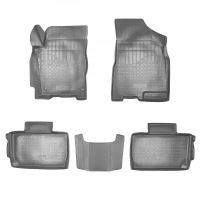 Коврики салонные для Chery Tiggo 5 (Т21) 3D (2014) (серый)