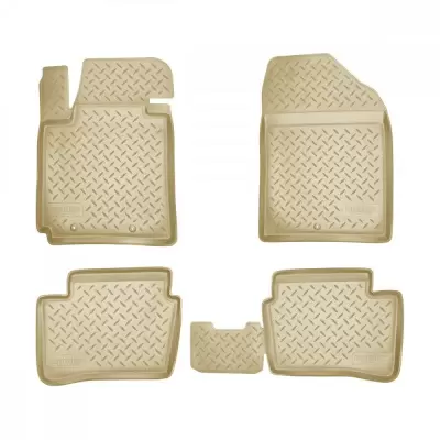 Коврики салонные для Kia Picanto (BA) (2004-2011) (бежевый)