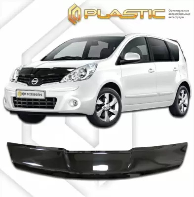 Мухобойка (дефлектор капота) для Nissan Note 2010-2014 (арт. 2010010106140)