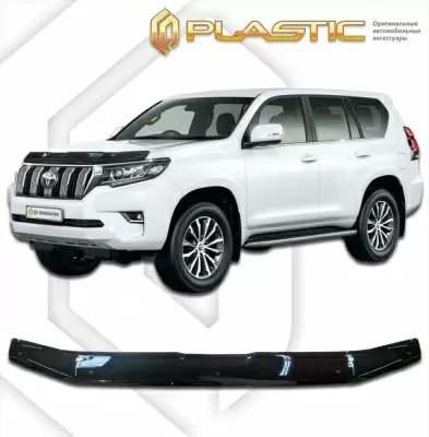 Мухобойка (дефлектор капота) для Toyota Land Cruiser Prado 2017+  (арт. 2010010113070)