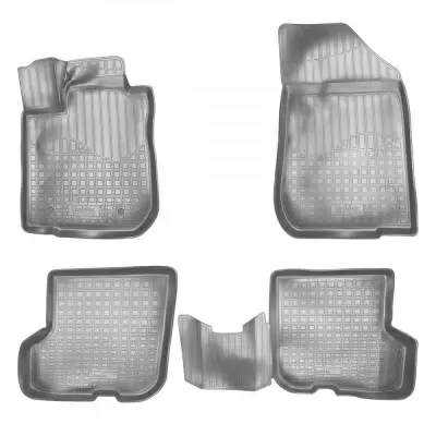 Коврики салонные для Renault Sandero (2009) (эконом) (серый)