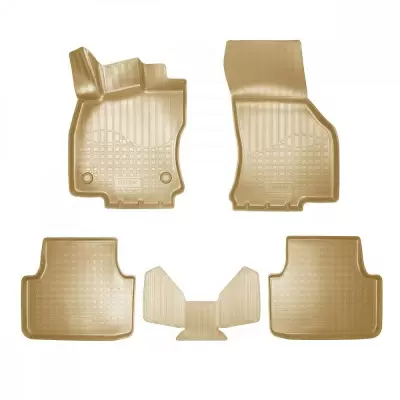 Коврики салонные для Volkswagen Jetta 3D (2015) (бежевый)