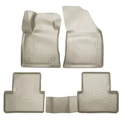 Коврики салонные для Renault Megane IV WAG 3D (2016) (бежевый)