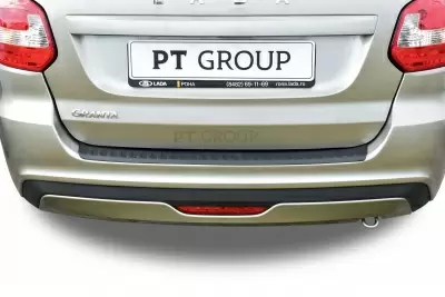 Накладка на задний бампер (ABS) LADA Granta FL Лифтбэк с 2018 на автомобиль от Интернет-Магазина Autoboks.kz