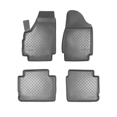 Коврики салонные для VAZ Lada Niva 2121 (4х4) (1977-2021) (серый)
