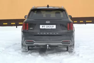 Фаркоп на HYUNDAI Santa Fe 2021-/ KIA Sorento 2021- / съёмный квадрат/ от Интернет-Магазина Autoboks.kz