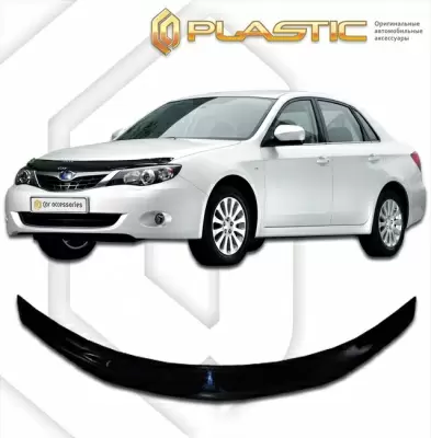 Мухобойка (дефлектор капота) для Subaru Impreza 2008-2011 (арт. 2010010103293)