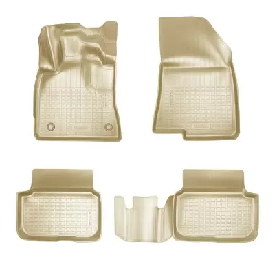Коврики салонные для Dacia Logan III 3D (2020) (бежевый)