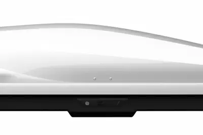 Автобокс LUX IRBIS 175 белый глянец 450л от интернет-магазина AUTOBOKS.kz. 