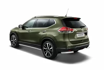 Защита заднего бампера угловая O63 мм (НПС) Nissan X-TRAIL с 2015 от Интернет-Магазина Autoboks.kz