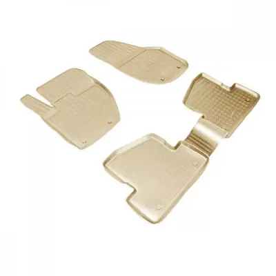 Коврики салонные для Volvo S90 3D (2016) (бежевый)