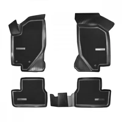 Коврики салонные комбинированные для VAZ 111 Kalina 3D (2004)\ VAZ 2190 Granta 3D (2011)\ Datsun on-DO 3D (2014)\ Datsun mi-DO 3D (2015)