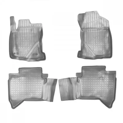 Коврики салонные для Toyota Hilux (N2) (2011-2015) (серый)