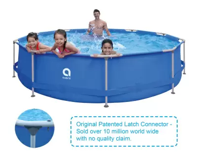 Бассейн каркасный Avenli 17799EU со стальным каркасом, фильтр-насос, 360x76 см