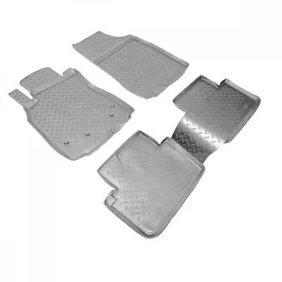 Коврики салонные для Renault Duster II 3D (2021) (HJD версия без ящика под сиденьем) (серый)