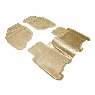 Коврики салонные для Honda CR-V V 3D (2017) (бежевый)