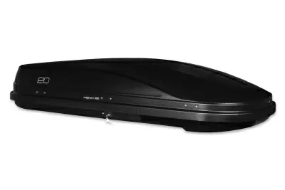 Автобокс ED Магнум 390 (чёрный, тиснение карбон) от интернет-магазина AUTOBOKS.kz. 