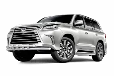 Защита порогов окантовка 51мм (НПС) LEXUS 450D с 2015 от интернет-магазина AUTOBOKS.kz. 