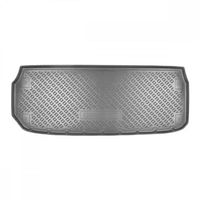 Коврики в багажное отделение для Nissan Pathfinder (R52) (2014) (разложенный 3 ряд) (серый)