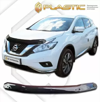 Мухобойка (дефлектор капота) для Nissan Murano 2016+  (арт. 2010010113155)