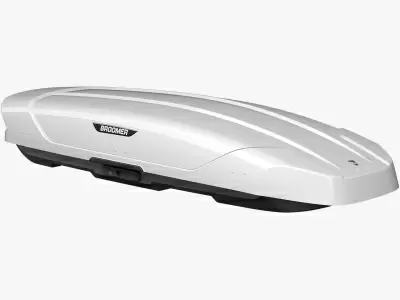 Автобокс Broomer Venture LS 450л белый глянцевый от интернет-магазина AUTOBOKS.kz. 