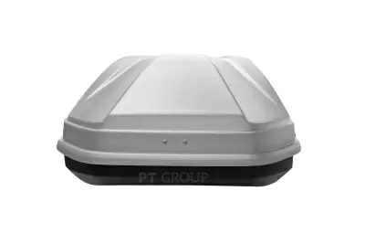 Автобокс на крышу PT-Group Аэродинамический "Active L" Серый ДВУСТОРОННЕЕ открывание 650 литров от интернет-магазина AUTOBOKS.kz. 