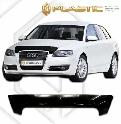 Мухобойка (дефлектор капота) для Audi A6 2005-2011 (арт. 2010010111854)
