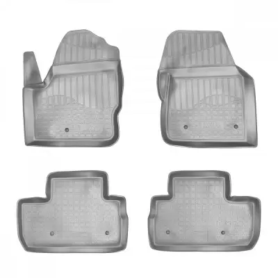 Коврики салонные для Land Rover Discovery Sport 3D (2019) (серый)