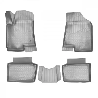 Коврики салонные для Cadillac XT5 3D (2016) (серый)